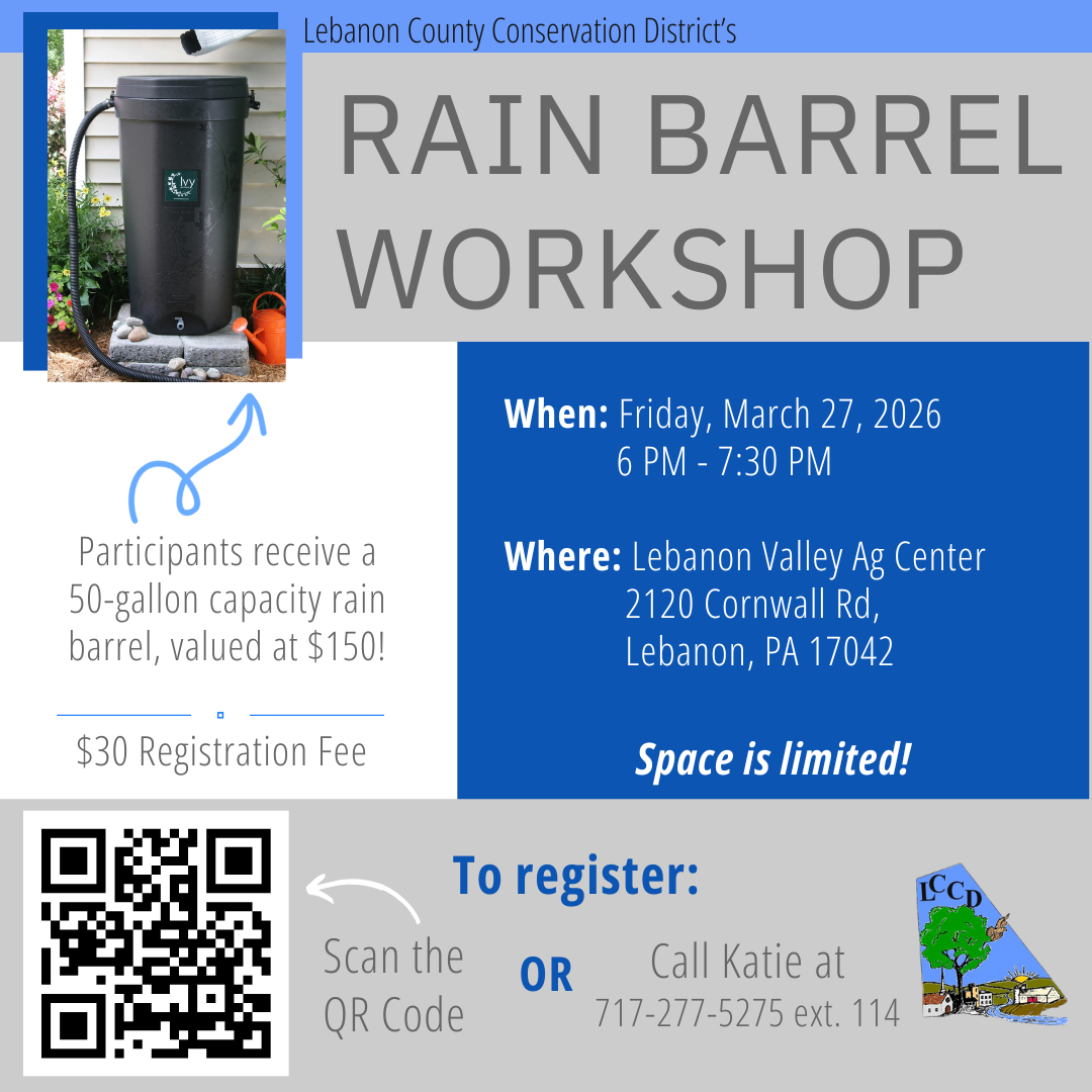 2026 Rain Barrel Workshop flyer