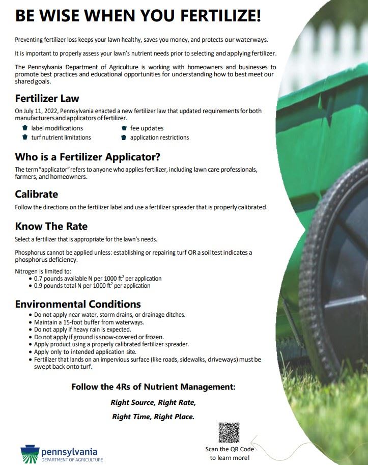 Fertilizer Law Rack Card Oct 2023